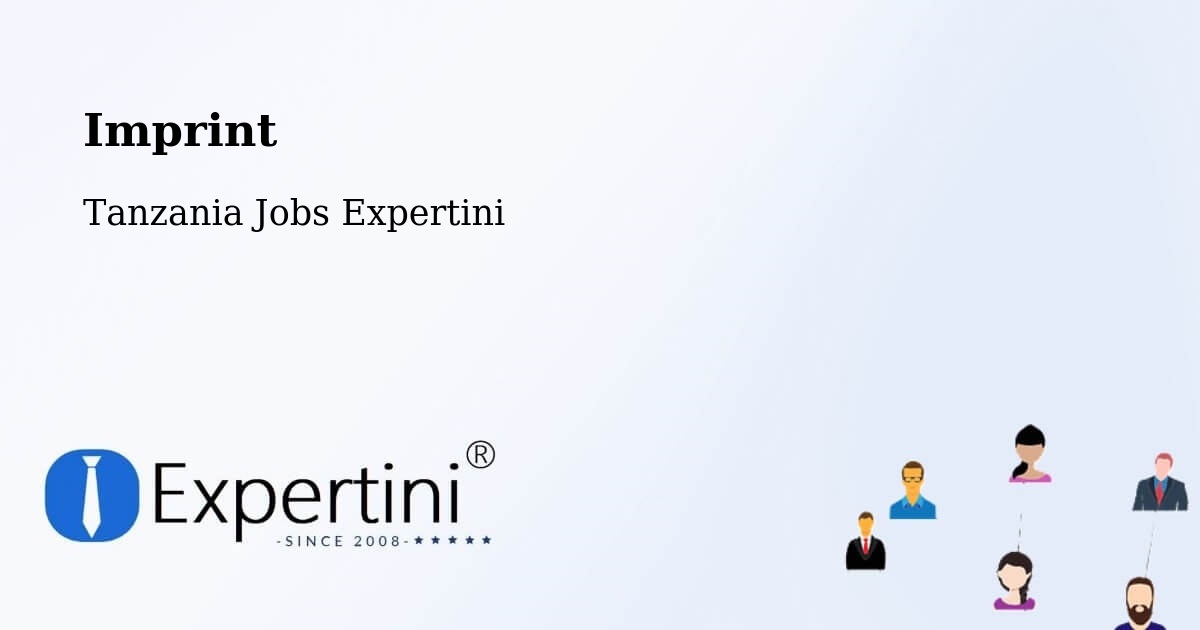 Imprint – Nganane - Tanzania Jobs Expertini