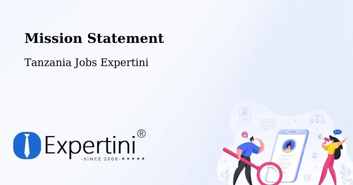 Corporate Mission – Nganane - Tanzania Jobs Expertini